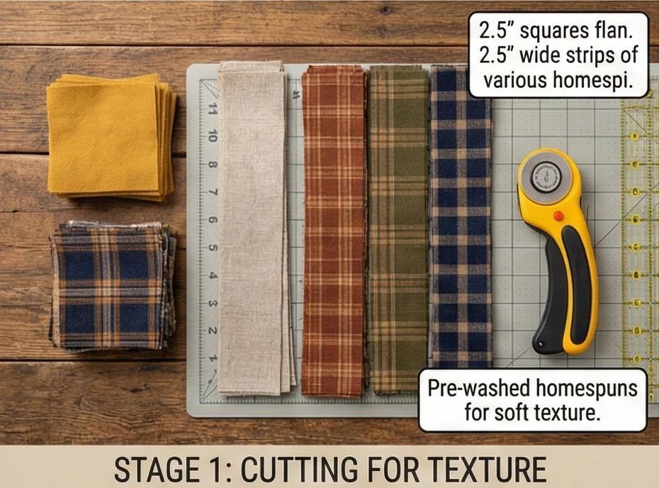 Rustic Log Cabin Table Runners for Farmhouse Dining Style