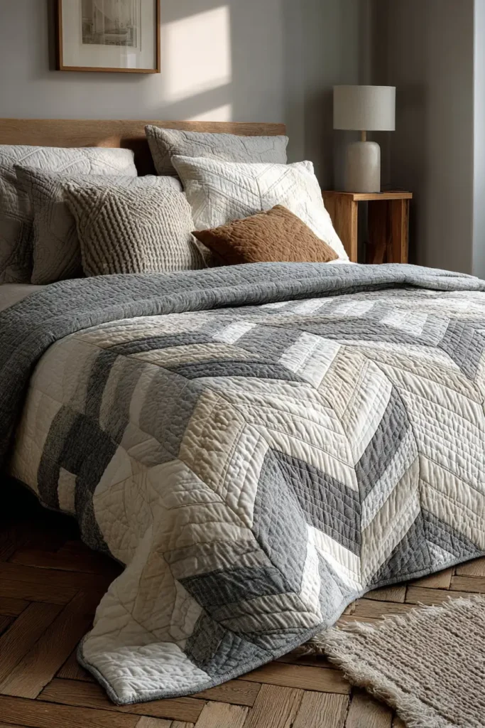 Scandi-Style Quilted Sofa Throws for Cozy Hygge Vibes
