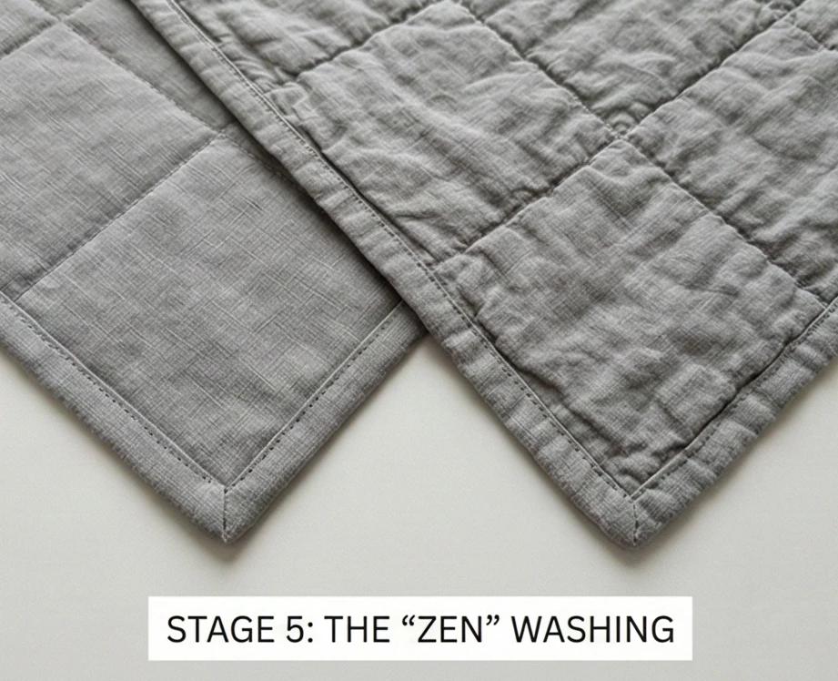 Sleek Solid Color Whole Cloth Quilts for Zen Decor