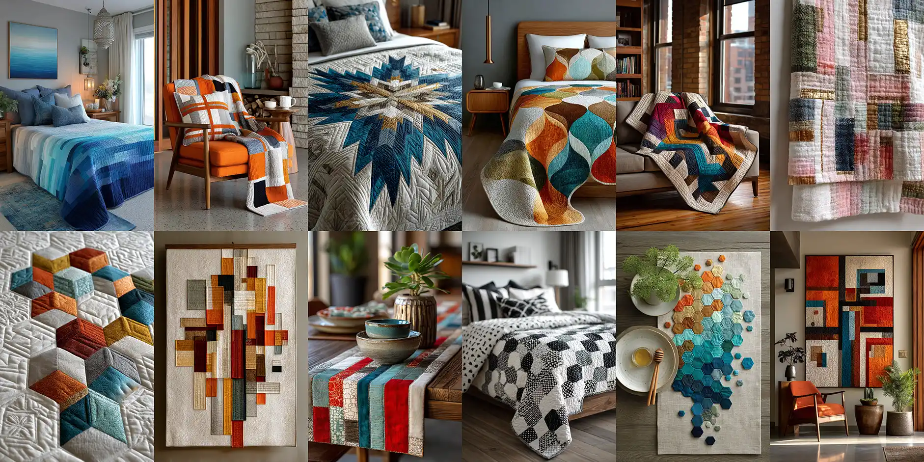 Sleek & Sophisticated Modern Quilt Pattern Ideas