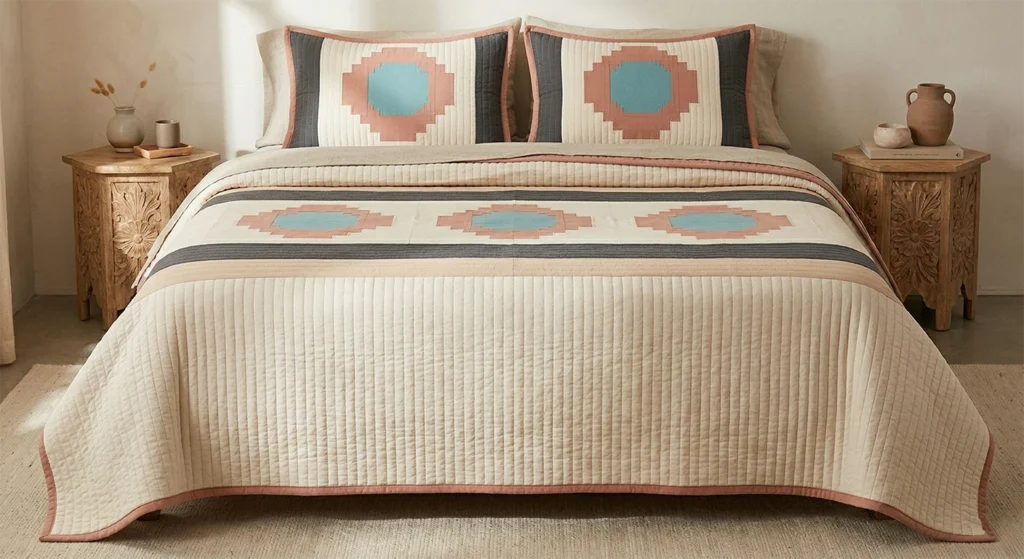 Soft Cotton Navajo Quilt Sets for Comfortable Layered Bedding