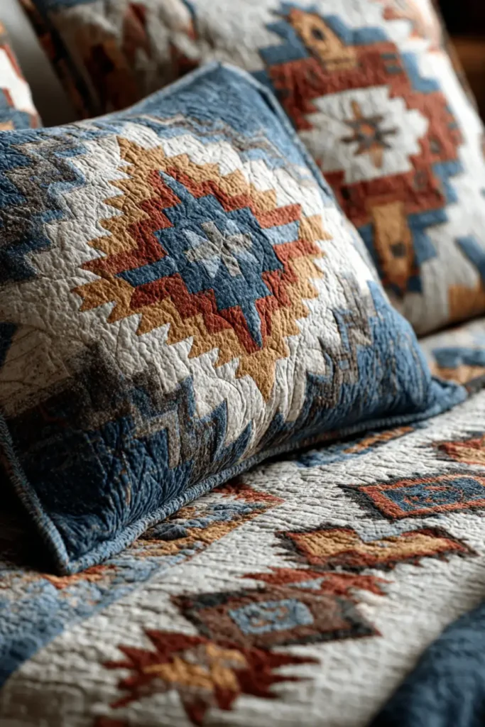 Soft Cotton Navajo Quilt Sets for Comfortable Layered Bedding