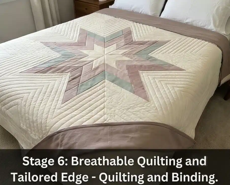 Soft Pastel Lakota Star Quilt Designs for Inviting Guest Rooms