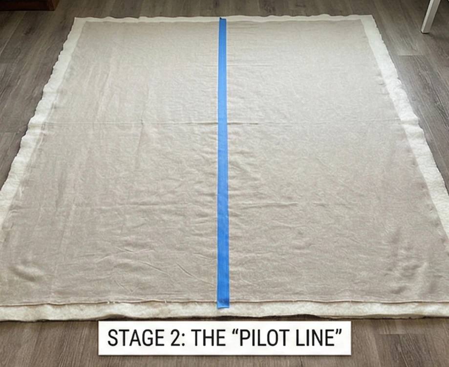 Soft Textured Modern Bed Covers with Channel Stitching