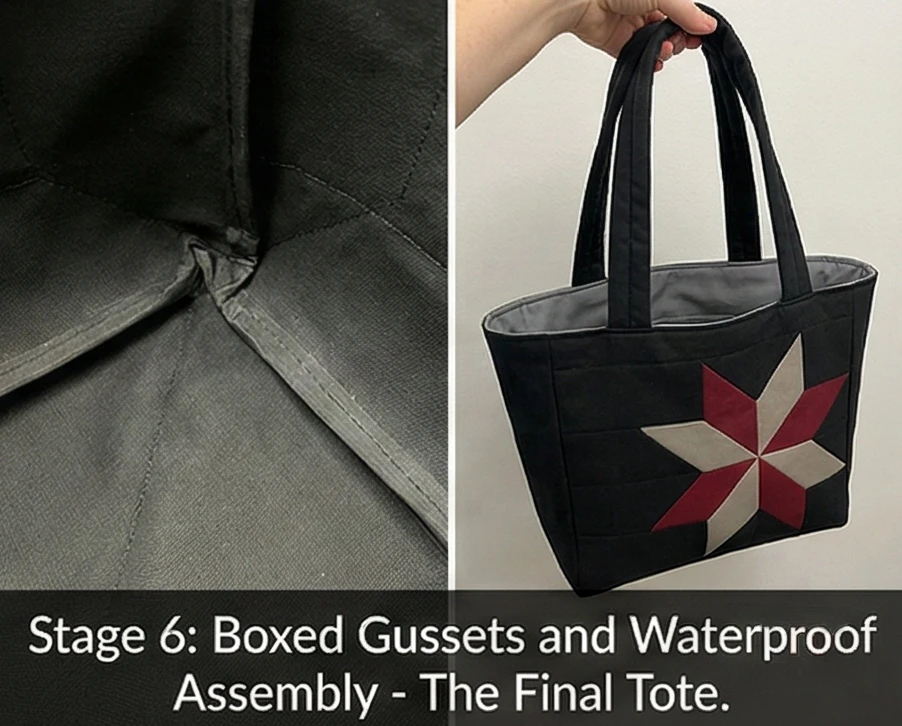 Sophisticated Lakota Star Quilted Market Totes for a Comfortable Carry