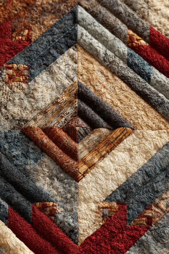 Sophisticated Log Cabin Placemats for Dining Table Decor