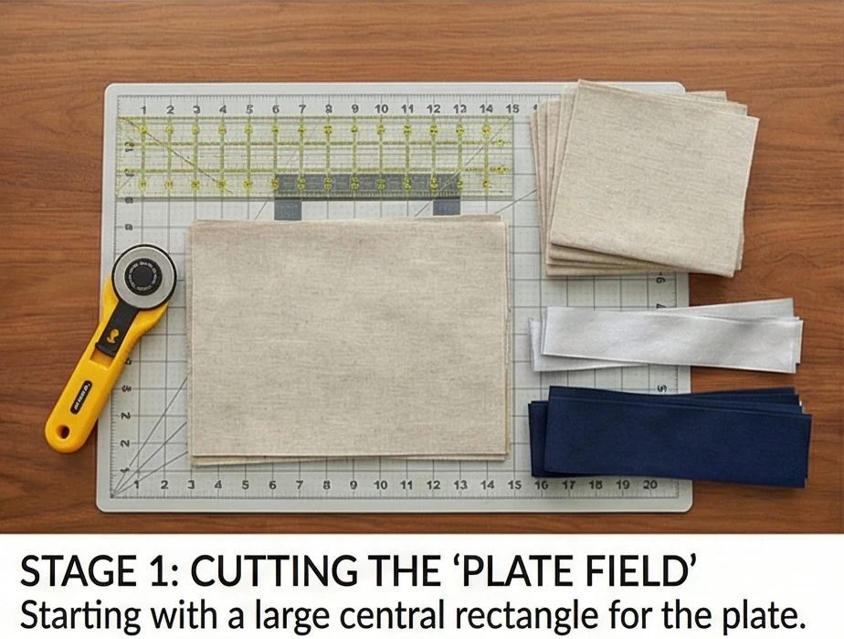 Sophisticated Log Cabin Placemats for Dining Table Decor