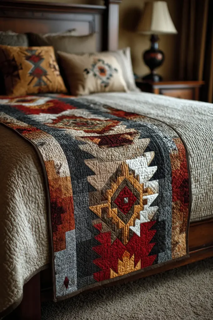 Sophisticated Navajo Quilt Patterns for Stylish Bed Runners