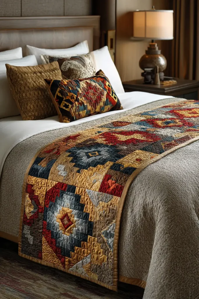 Sophisticated Navajo Quilt Patterns for Stylish Bed Runners