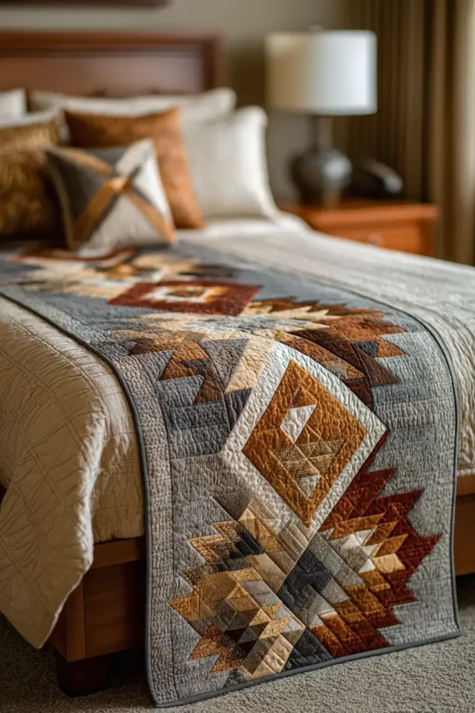 Sophisticated Navajo Quilt Patterns for Stylish Bed Runners