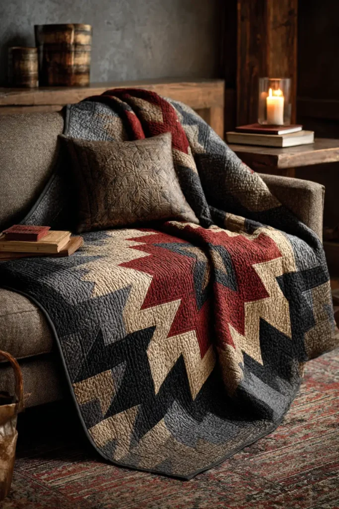 Statement Lakota Star Sofa Throws for Stylish Living Rooms