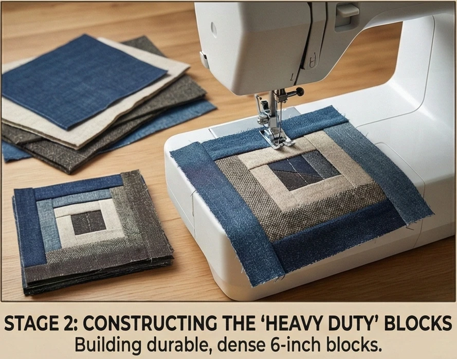 Stylish Log Cabin Quilted Sofa Covers for Protection and Panache