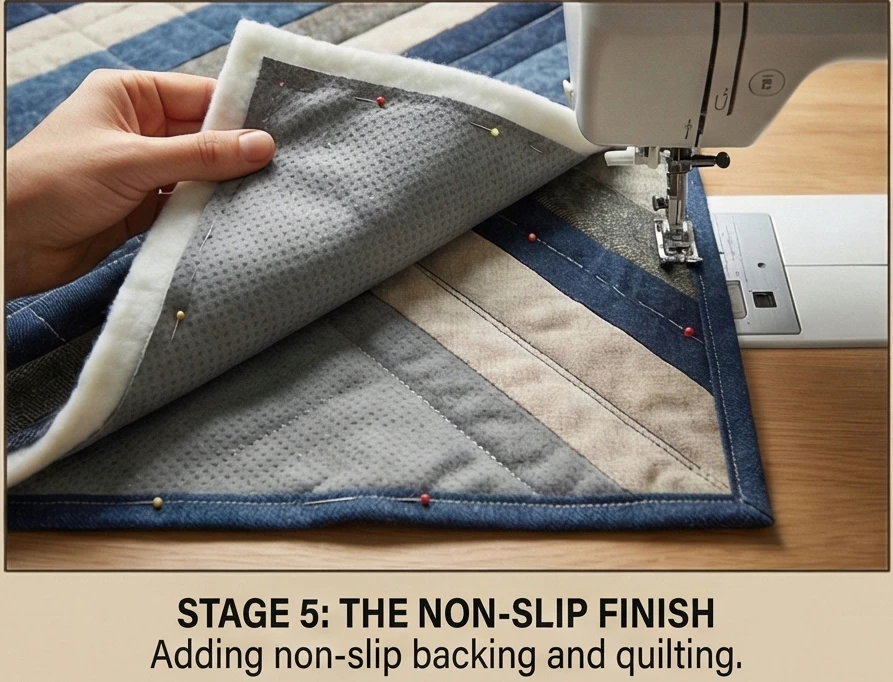 Stylish Log Cabin Quilted Sofa Covers for Protection and Panache