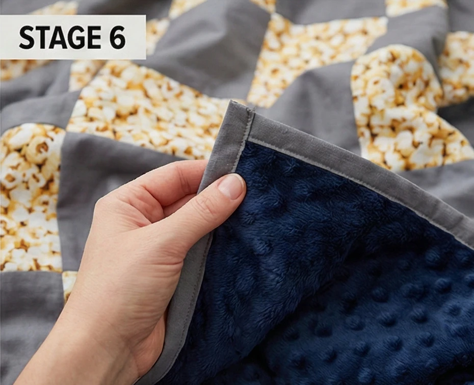 Ultra-Soft Minky-Backed Quilt Throws for Movie Nights