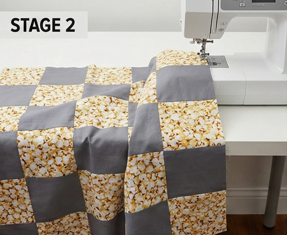 Ultra-Soft Minky-Backed Quilt Throws for Movie Nights