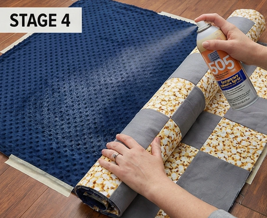 Ultra-Soft Minky-Backed Quilt Throws for Movie Nights