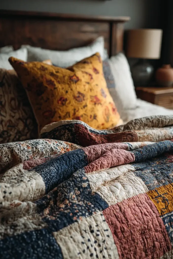 Vintage Kantha Style Quilt Patterns for Heirloom Elegance