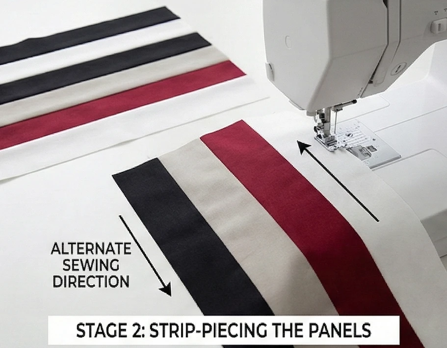 Sophisticated Herringbone Quilt Patterns for Modern Sofas