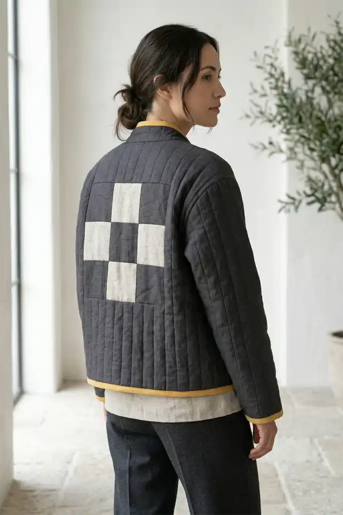 Architectural Contemporary Quilted Jackets for Stylish Everyday Wear