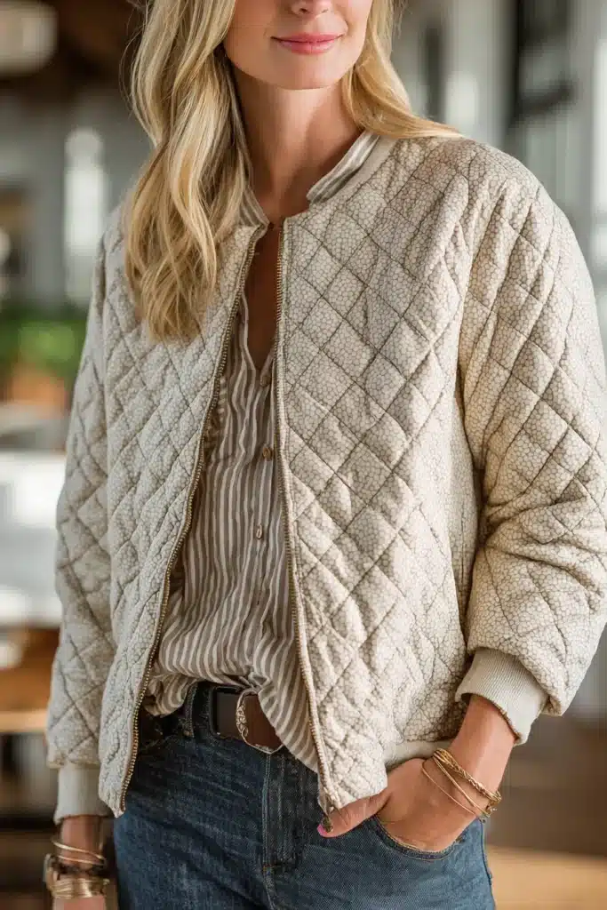Architectural Contemporary Quilted Jackets for Stylish Everyday Wear