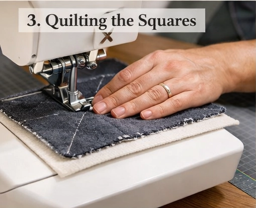 Cozy Rag Quilt Style Nine Patch Bed Covers for Ultimate Winter Warmth