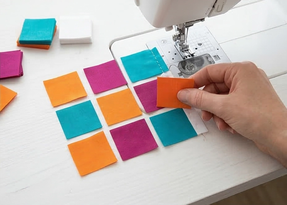 Decorative Nine Patch Cushion Covers to Brighten Up Your Loveseat