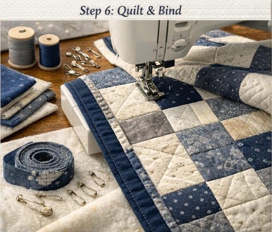Disappearing Nine Patch Quilt Patterns for Elegant Master Bedrooms