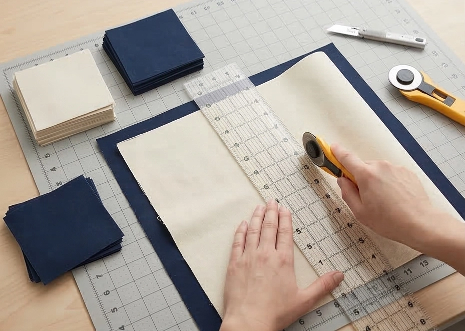 Durable Canvas Nine Patch Laundry Bags for Stylish Closet Storage