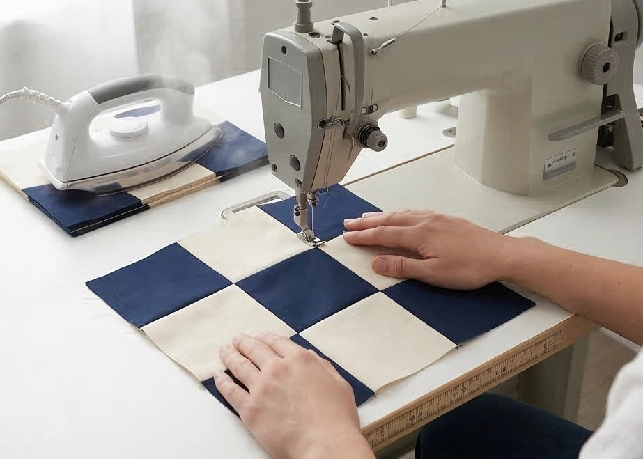 Durable Canvas Nine Patch Laundry Bags for Stylish Closet Storage