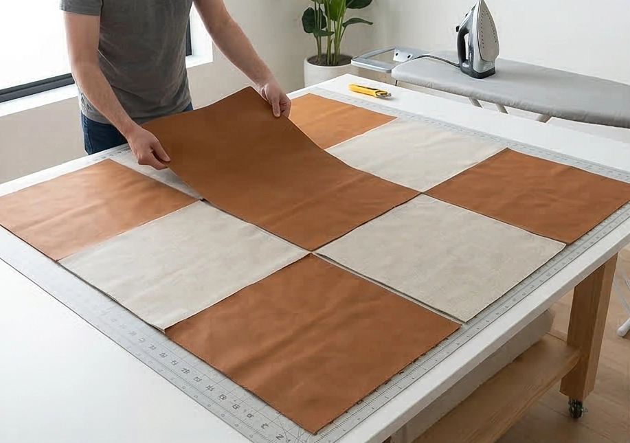 Heavyweight Nine Patch Floor Pillows for Casual Living Room Seating