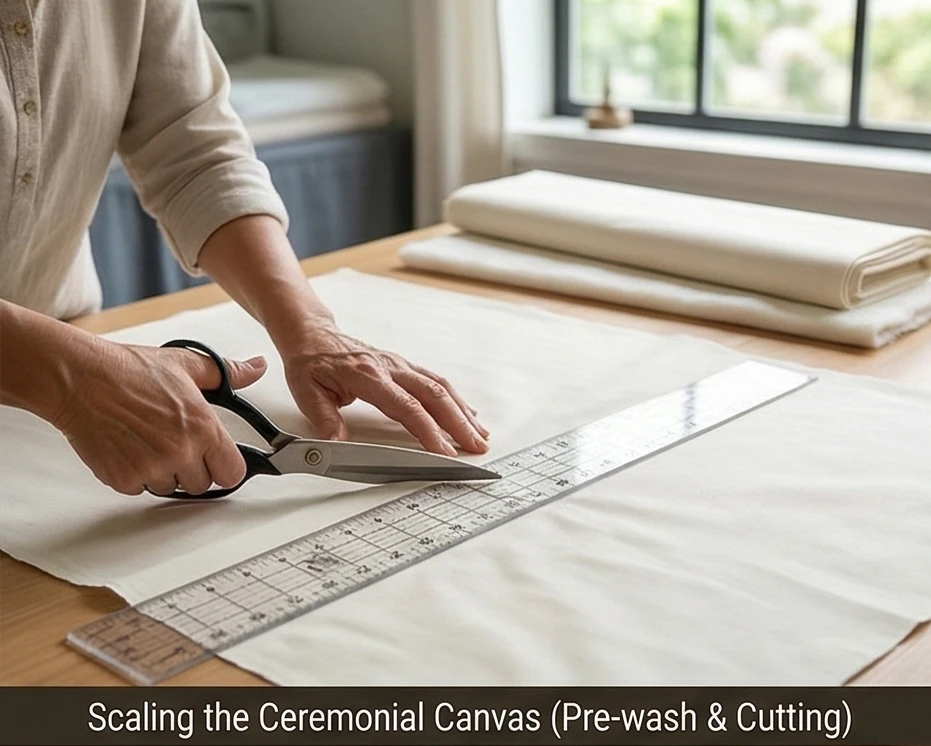 Layered Sujni Kantha Table Toppers Woven with Meaningful Religious Symbols