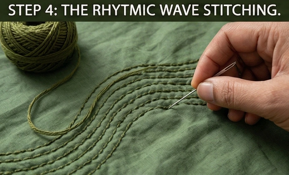 Luxurious Lohori Kantha Bed Sheets Inspired by the Lush Forests of Bengal