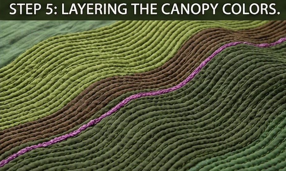 Luxurious Lohori Kantha Bed Sheets Inspired by the Lush Forests of Bengal