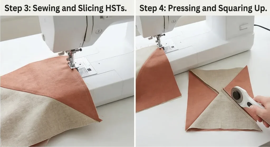 Minimalist Geometric Contemporary Quilt Patterns for a Serene Master Bedroom