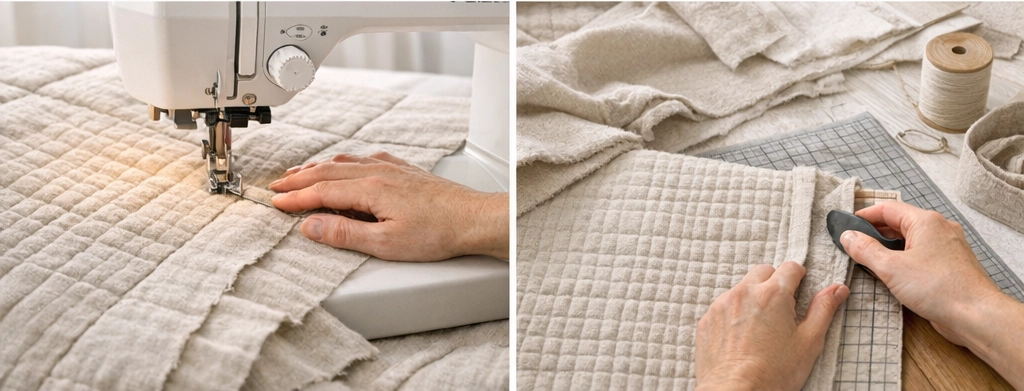 Minimalist Textured Contemporary Quilts for Cozy Yet Stylish Bedroom Retreats