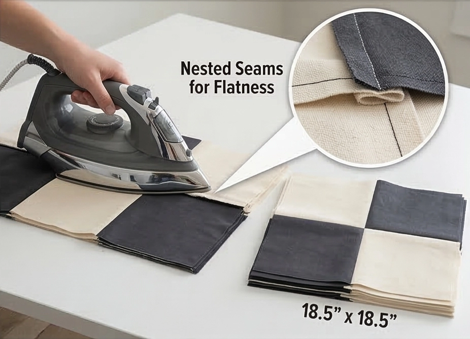 Modern Farmhouse Nine Patch Couch Covers for Everyday Elegance