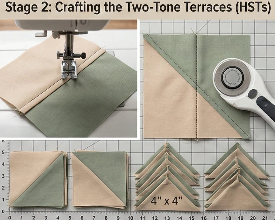 Modern Geometric Navajo Quilt Table Toppers for Centerpieces