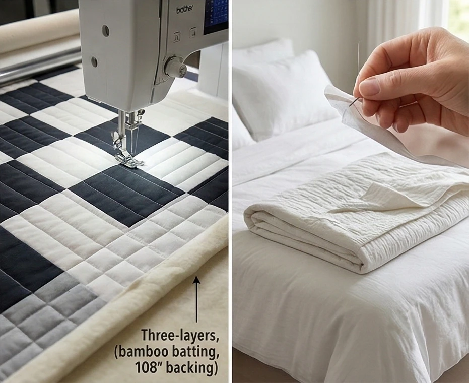 Modern Jelly Roll Strip Pieced Nine Patch Bedspreads for Quick Elegance