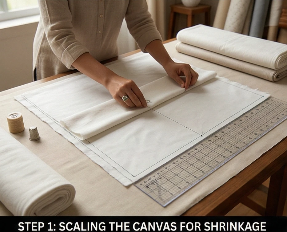 Nakshi Kantha Pillow Covers Showcasing Village Festival Scenes