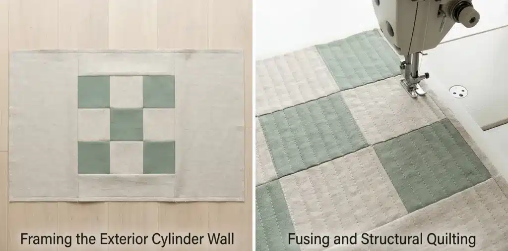 Reversible Modern Contemporary Quilted Laundry Baskets for Chic Organization