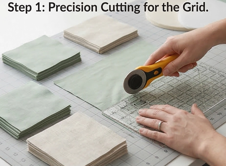 Reversible Nine Patch Quilted Laundry Baskets for Bedroom Organization