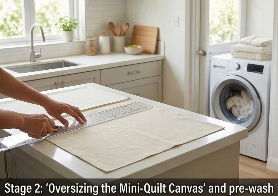 Rustic Lohori Kantha Placemats and Coasters Showcase Agricultural Scenes 