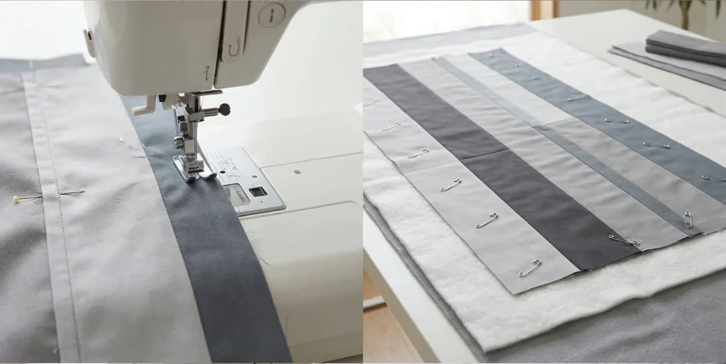 Sleek Monochromatic Contemporary Quilted Bed Runners for Layered Elegance