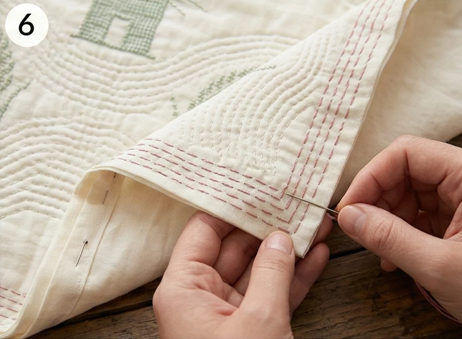 Soft Pastel Cross-Stitch Nakshi Kantha Quilts Celebrating Agricultural Heritage