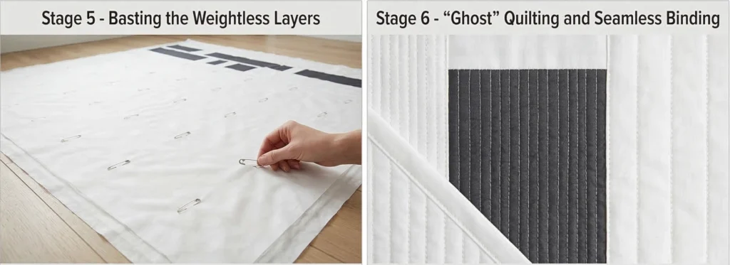 Sophisticated Asymmetrical Quilted Bed Sheets for Modern Comfort