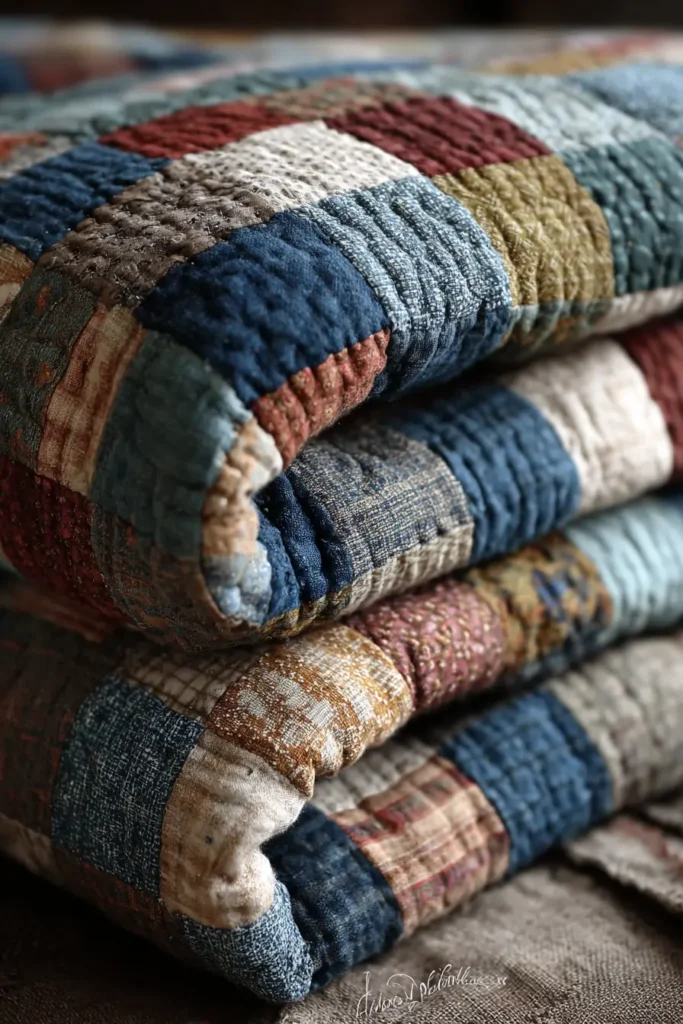 Split Nine Patch Bed Quilts for Contemporary Style and Comfort