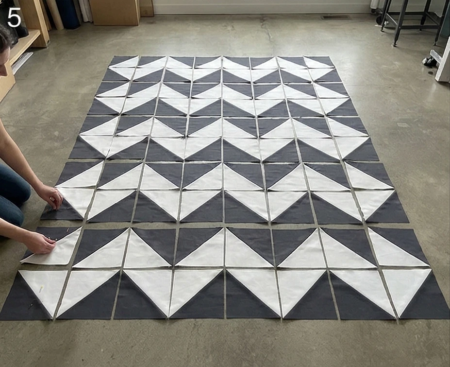 Split Nine Patch Bed Quilts for Contemporary Style and Comfort