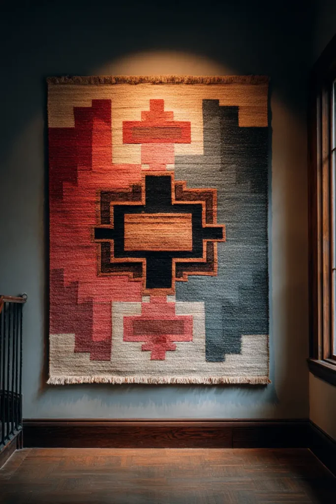 Striking Geometric Navajo Quilt Patterns for Elegant Wall Hangings