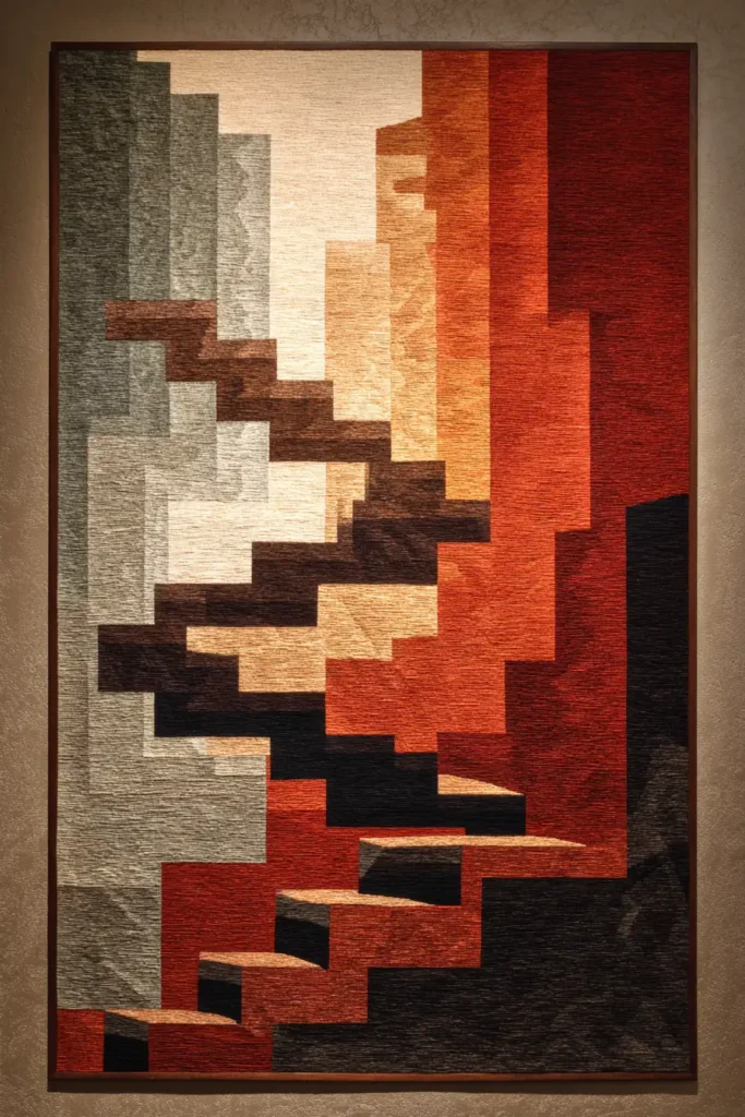 Striking Geometric Navajo Quilt Patterns for Elegant Wall Hangings