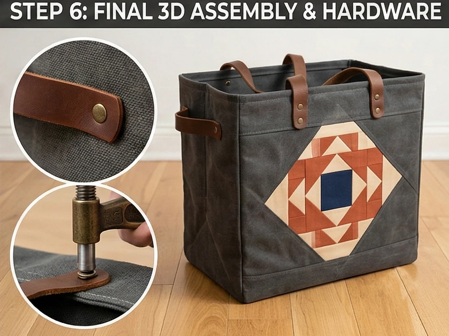 Sturdy Southwestern Navajo Quilted Storage Totes for Utility and Style